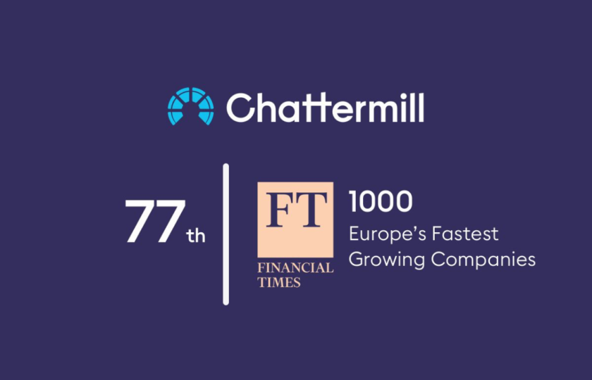 Chattermill recognised by Financial Times as the 77th fastest growing company in Europe